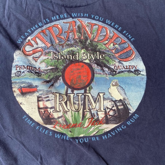 Vintage Stranded Rum T-shirt in dark blue - Picture 4 of 4